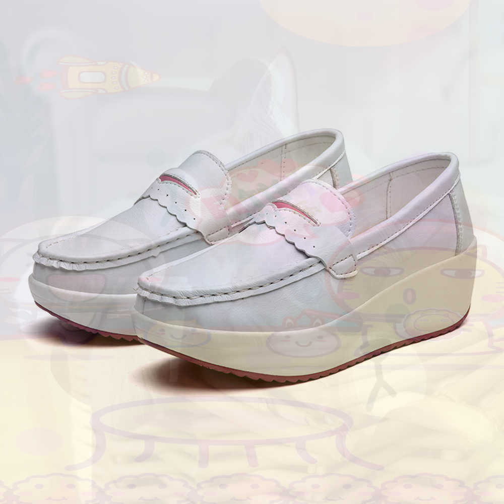 Streetwear Brand Store - Plataform Sepatu Kets Merah Muda Musim