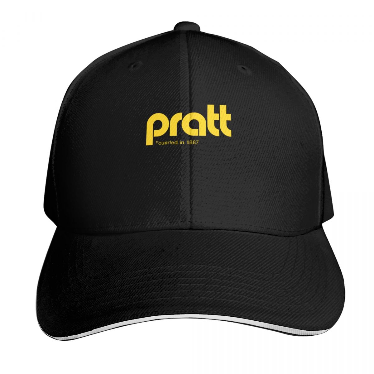 Cap Streetwear Brand - Topi Bisbol Emas Retro Pratt Topi
