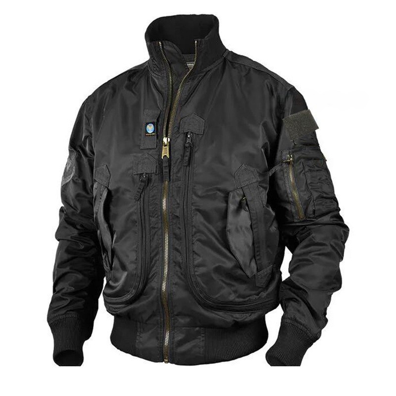 Streetwear Brand Heart - Jaket Mantel Bernapas Pria Wol Bomber