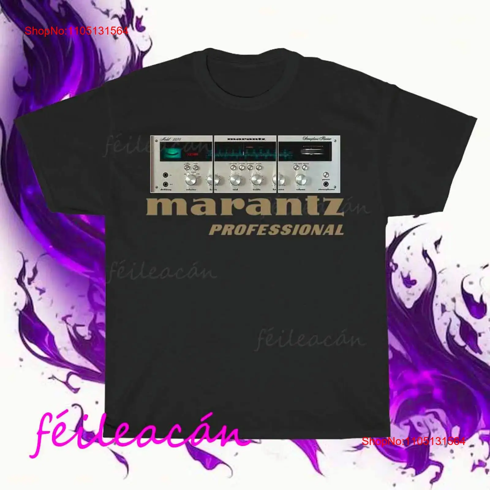Streetwear Brand Vintage - Kaos Marantz Amplifier Logo Amerika Baru,