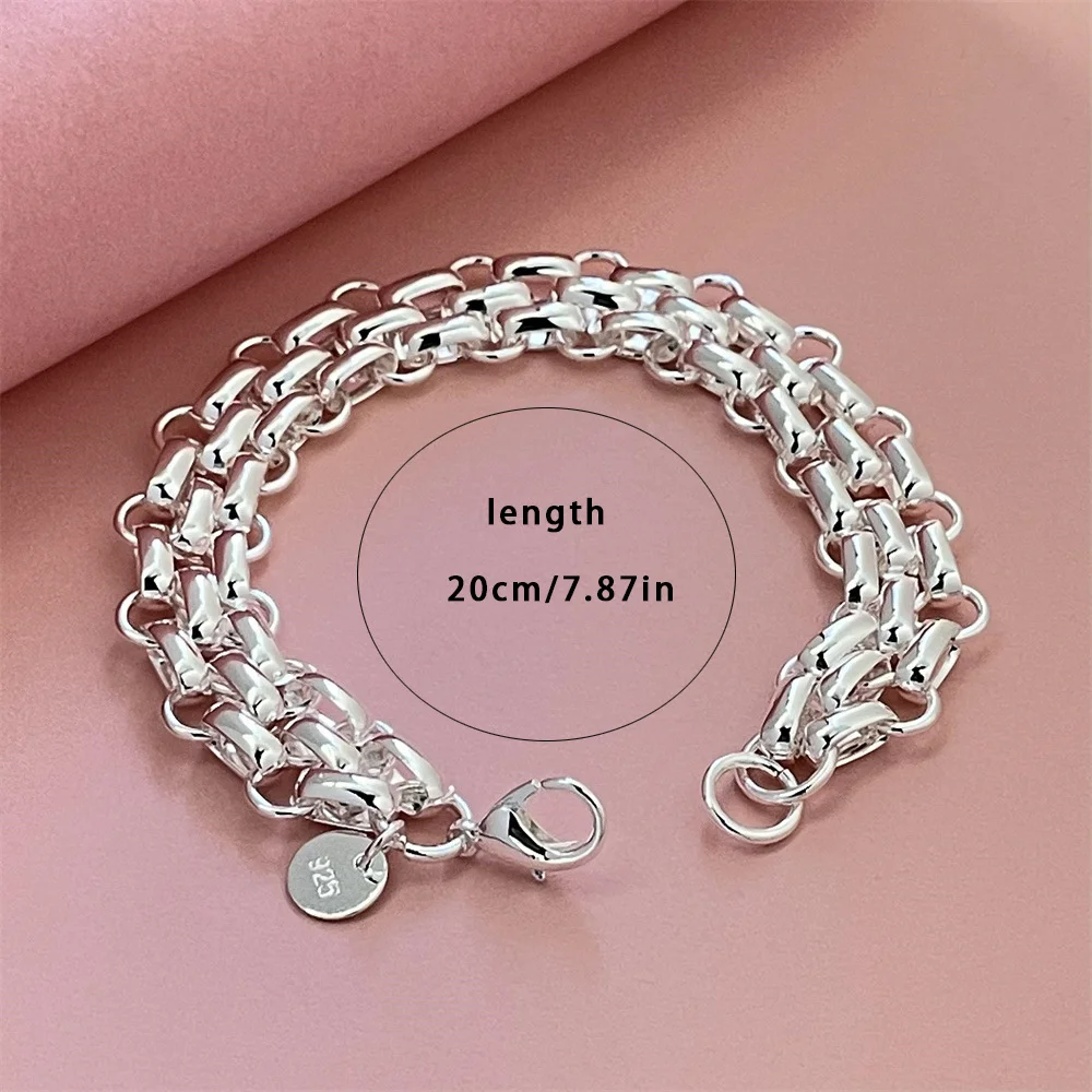 Gelang Rantai Temperamen Perak - Streetwear Brand Jewelry ulasan dan harga