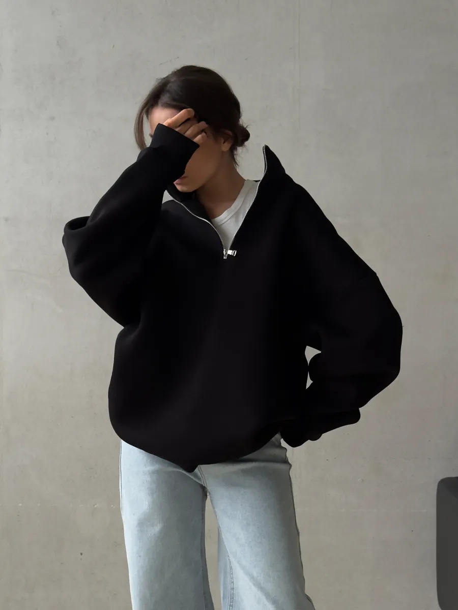 Hoodie Lengan Panjang Tambalan - Streetwear Brand Hoodies ulasan dan harga