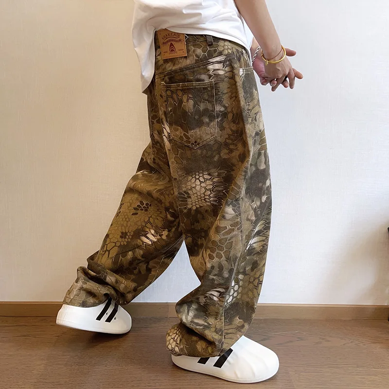 Celana Denim jalanan pria, Jea - Streetwear Brand Graphic Designer ulasan dan harga