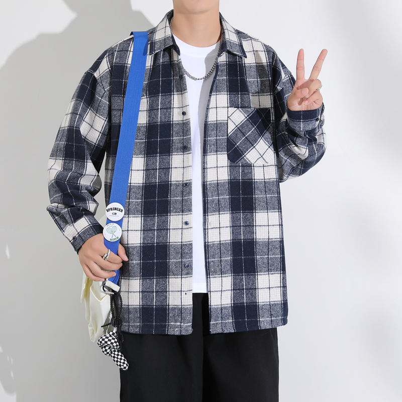 Kemeja Kasual Pria Lengan Panj - Streetwear Brand Hong Kong ulasan dan harga