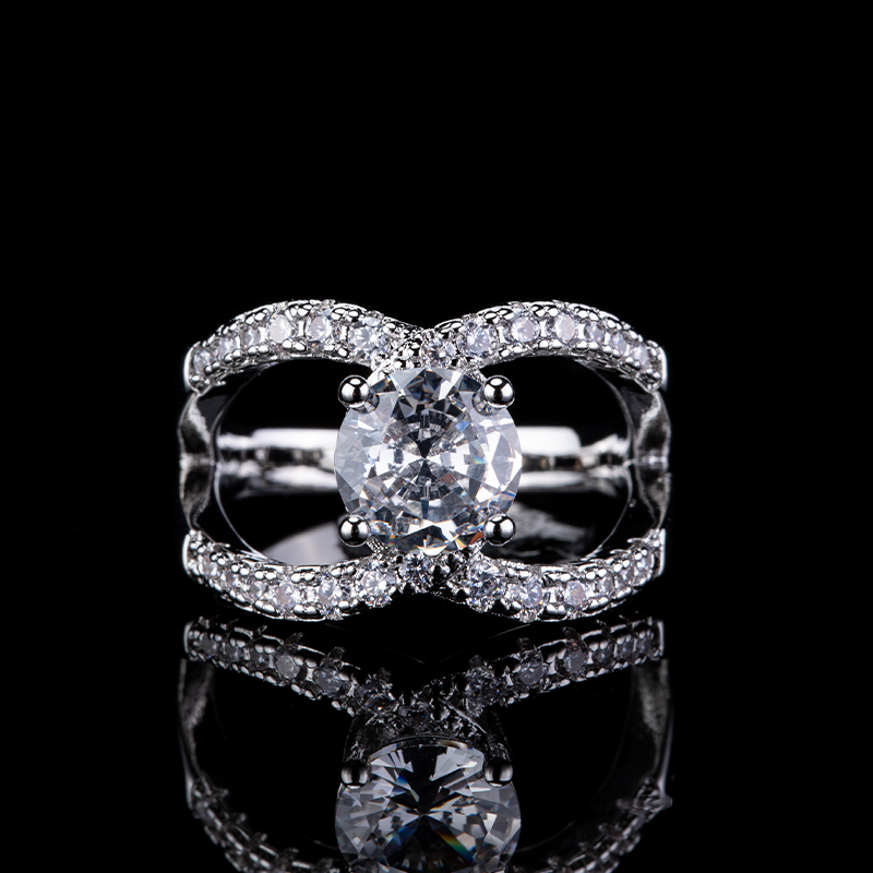 Cincin berlian Zirconia berkil - Streetwear Brand Jewelry ulasan dan harga