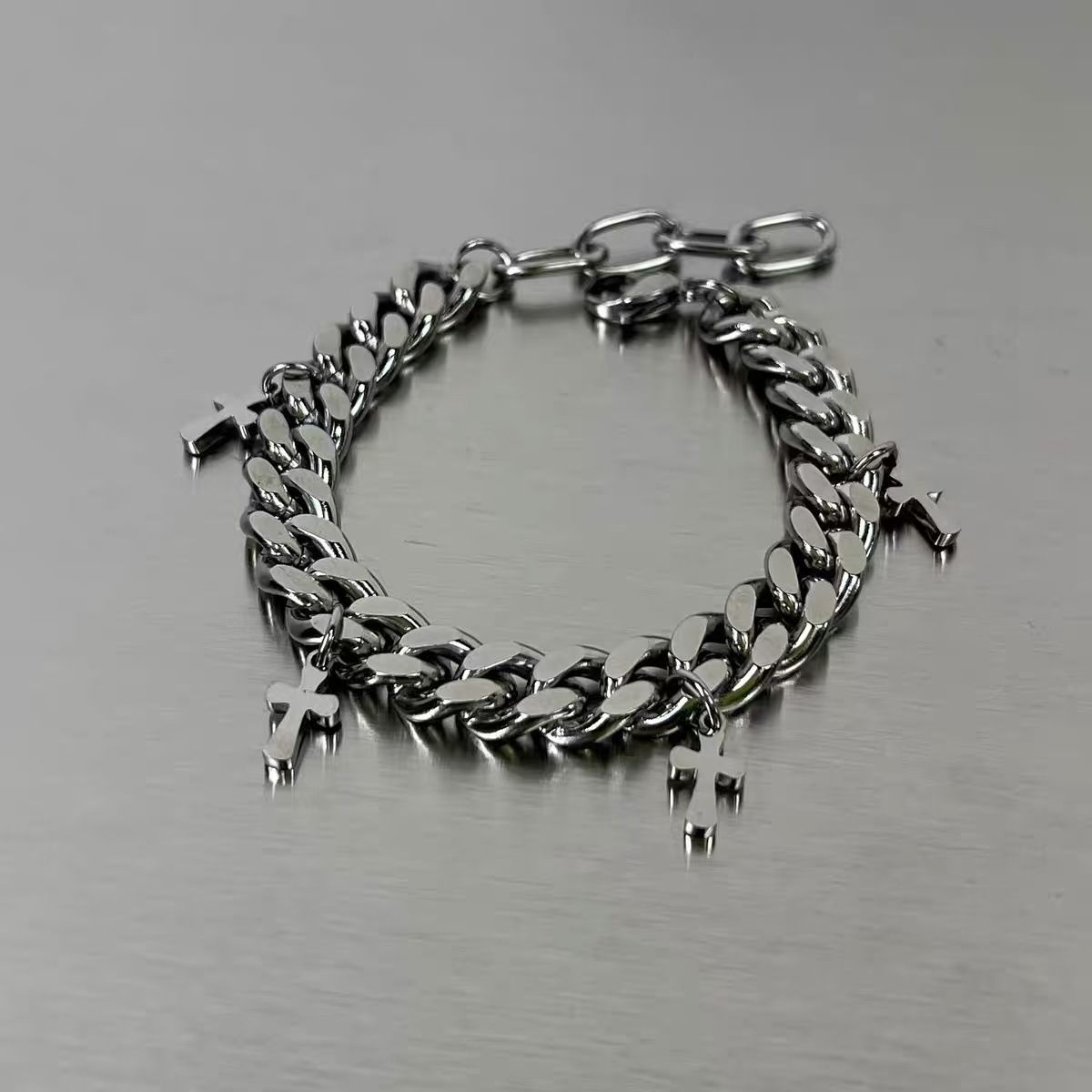 Cross Border Hit: Gelang Cuban - Streetwear Brand Jewelry ulasan dan harga