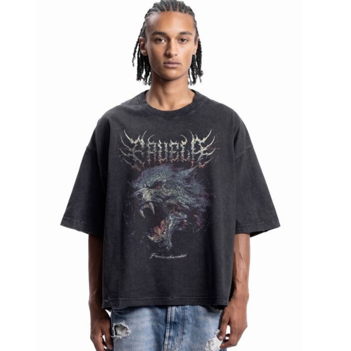 Sacred Heart Metal Font Street - Streetwear Brand Heart ulasan dan harga