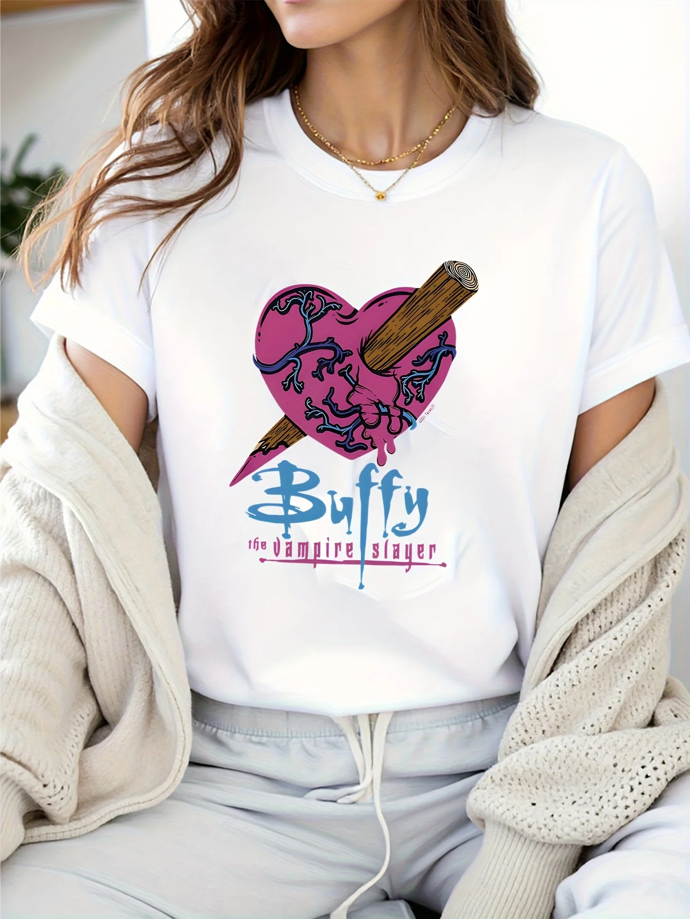 Kaus Lengan Pendek Fashion San - Streetwear Brand Heart ulasan dan harga