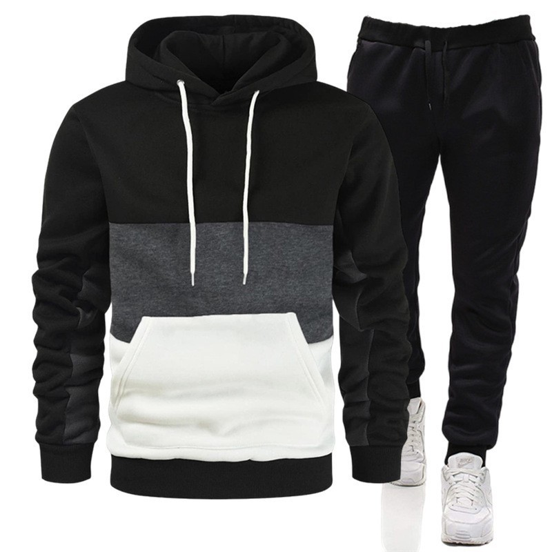 Setelan Hoodie Pria 2 pcs Merk - Streetwear Brand Hoodies ulasan dan harga