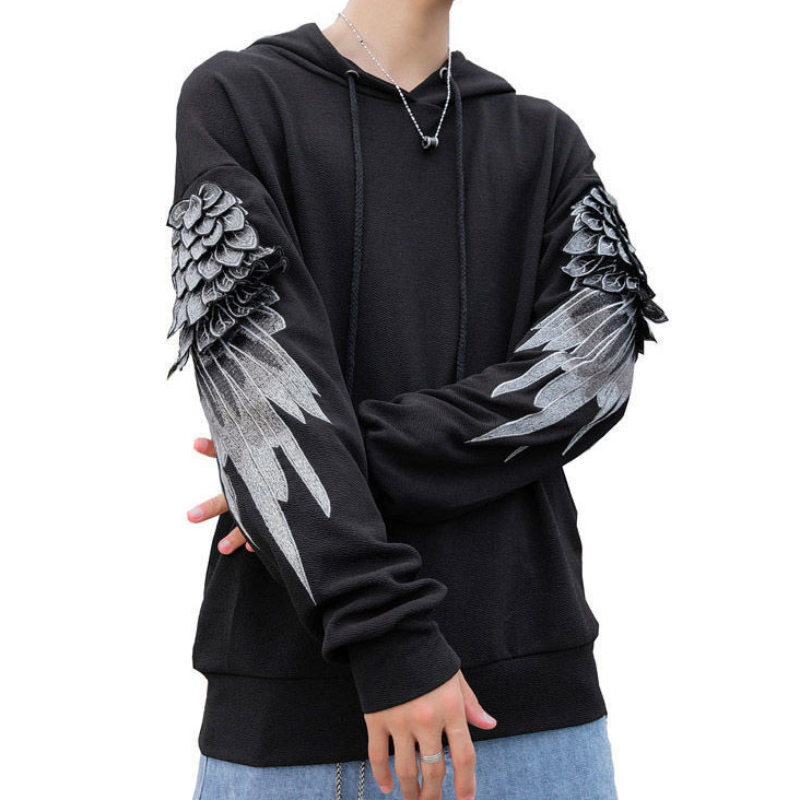 Sweatshirt bertudung bordir pr - Streetwear Brand Hoodie ulasan dan harga