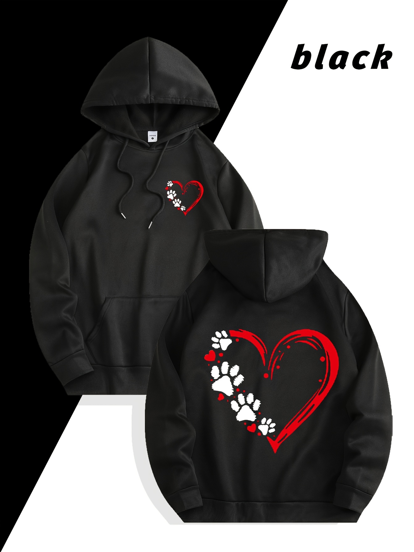 Sweatshirt Pria Motif Hati Mer - Streetwear Brand Heart ulasan dan harga