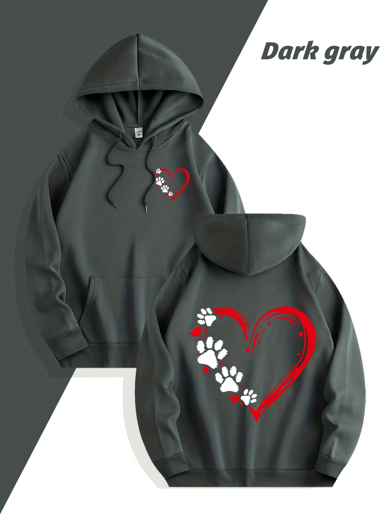 Sweatshirt Pria Motif Hati Mer - Streetwear Brand Heart ulasan dan harga